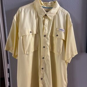 Magellan Outdoors Yellow Relaxed Fit Shirt